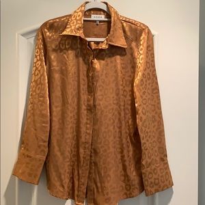 Gold Rush Leopard Blouse